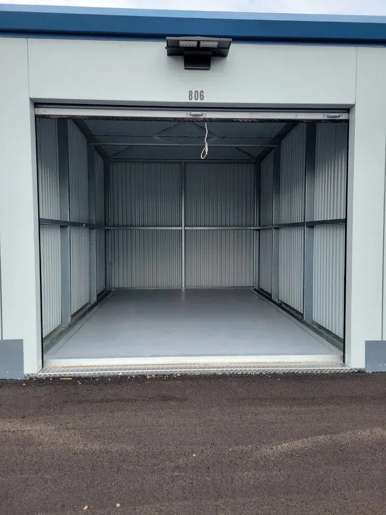 open storage unit